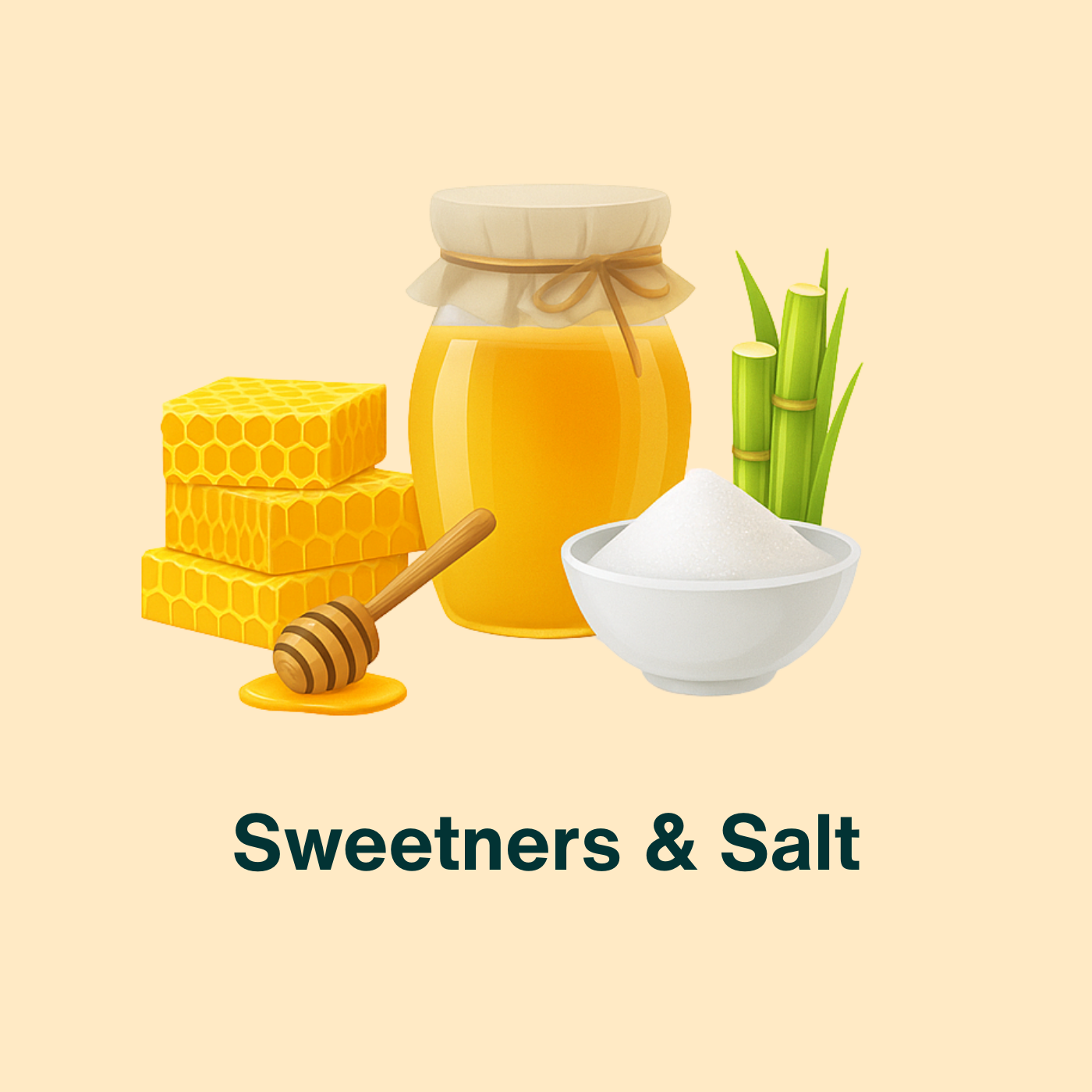 Sweetners And Salt