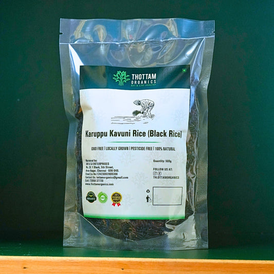 Karuppu Kavuni Rice (Black Rice) - 500G