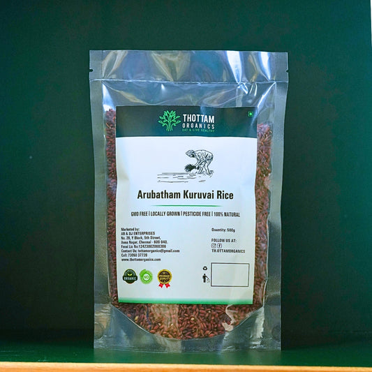 Arubatham Kuruvi Rice - 500KG