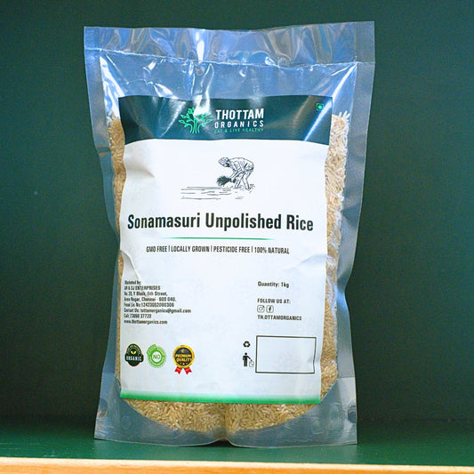 Sonamasuri Unpolished Rice - 1KG