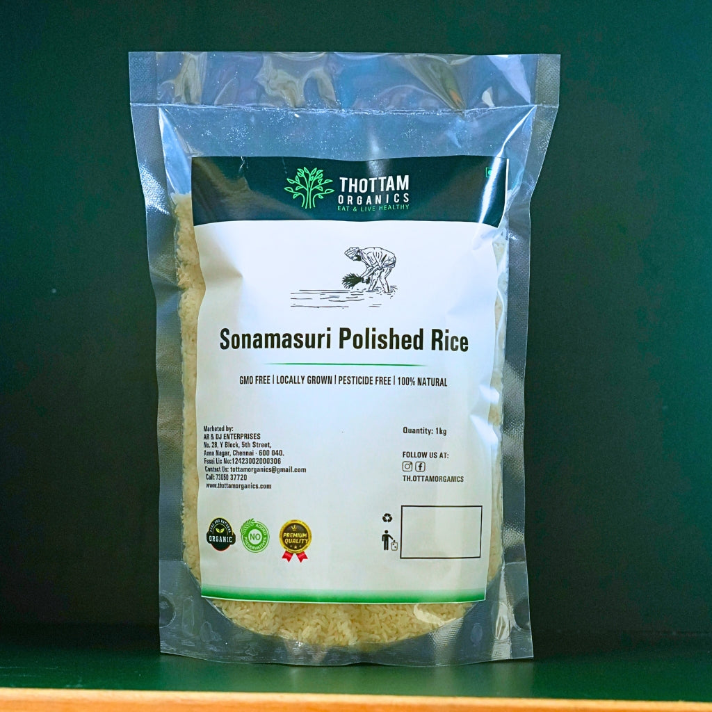 Sonamasuri Polished Rice - 1KG