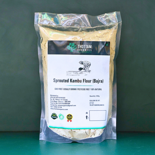 Sprouted Bajra Flour - 500G (KAMBU)